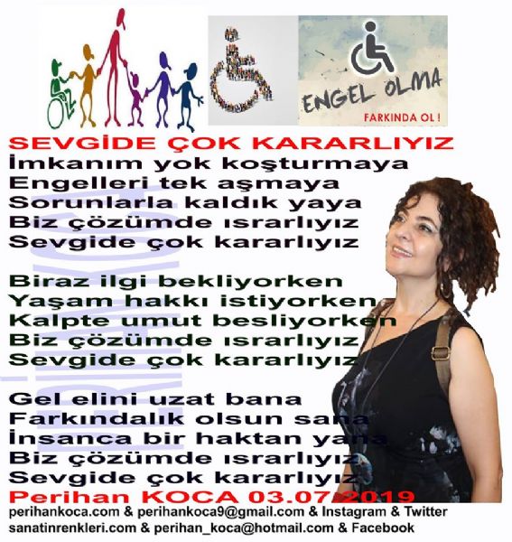 SEVGİDE ÇOK KARARLIYIZ